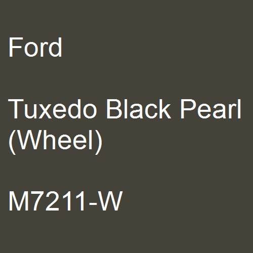 Ford, Tuxedo Black Pearl (Wheel), M7211-W.